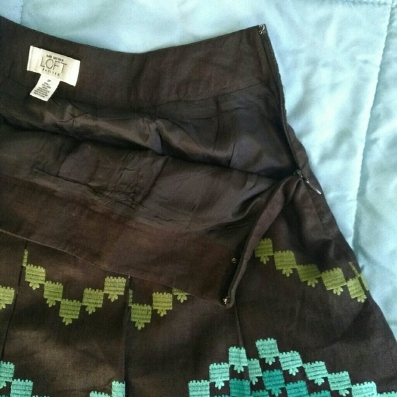 Ann Taylor LOFT, Linen Skirt, Size 0 Petite - Picture 3 of 7